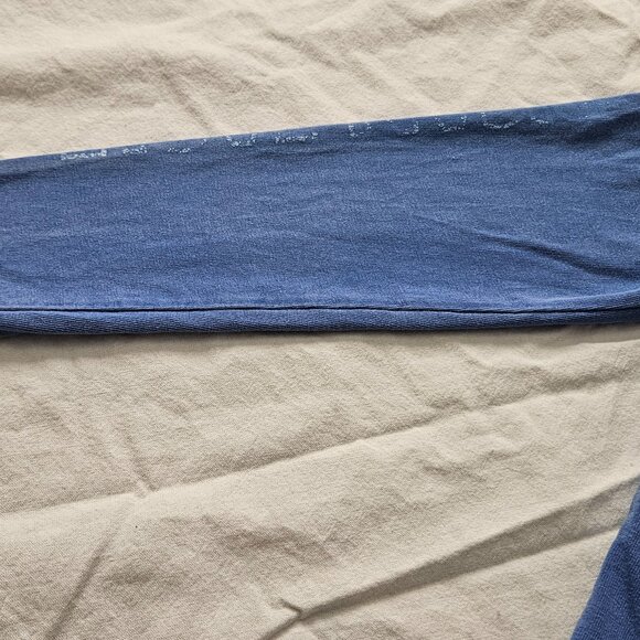 American Eagle Light Blue Drawstring Hoodie Women's Size P/S - Picture 4 of 10